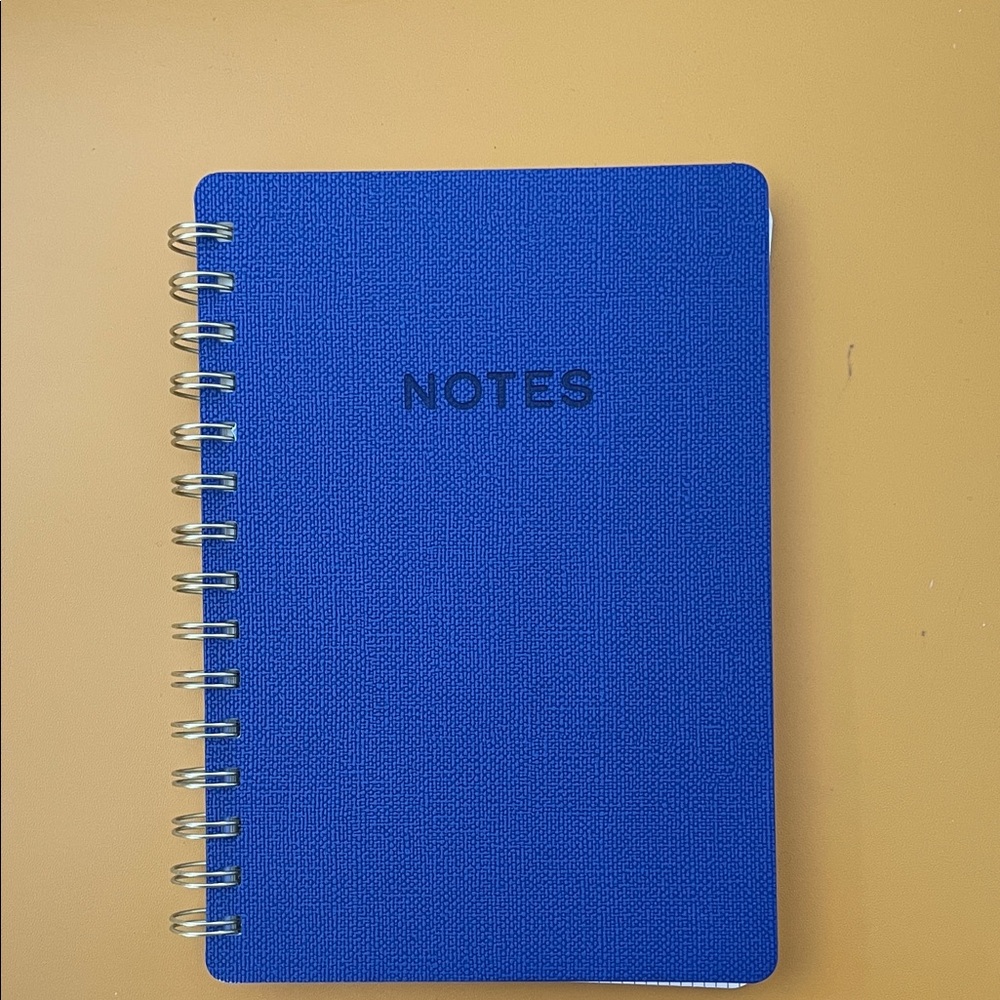 Agatha Notebook - Notes Blue Spiral
